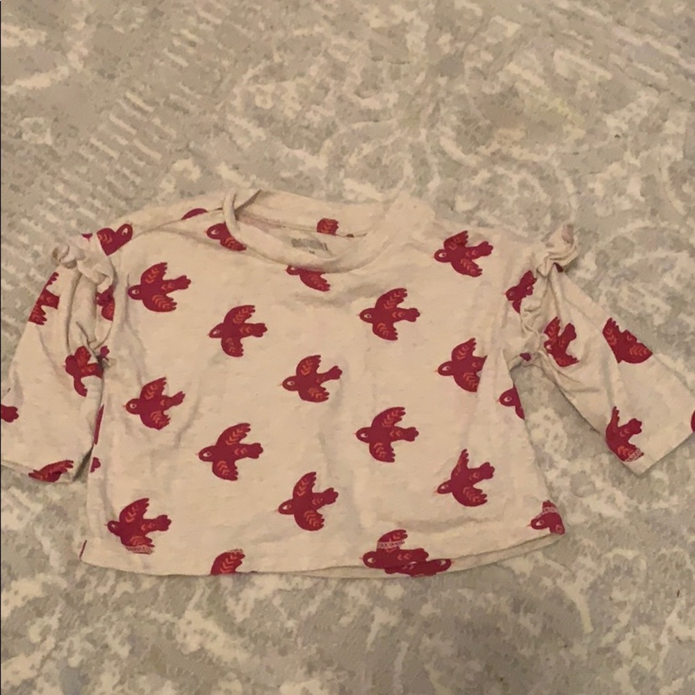 Gymboree pink birds t-shirt
